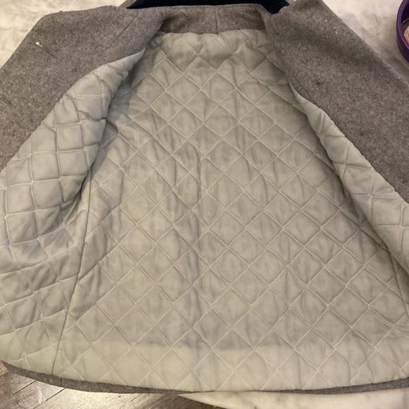 Vintage Grey Wool Coat - Picture 4 of 7